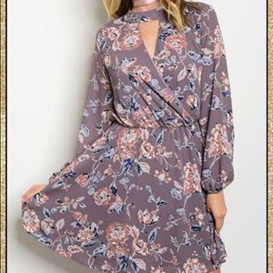 ‘Beginning To Bloom’ Dark Lavender Dress